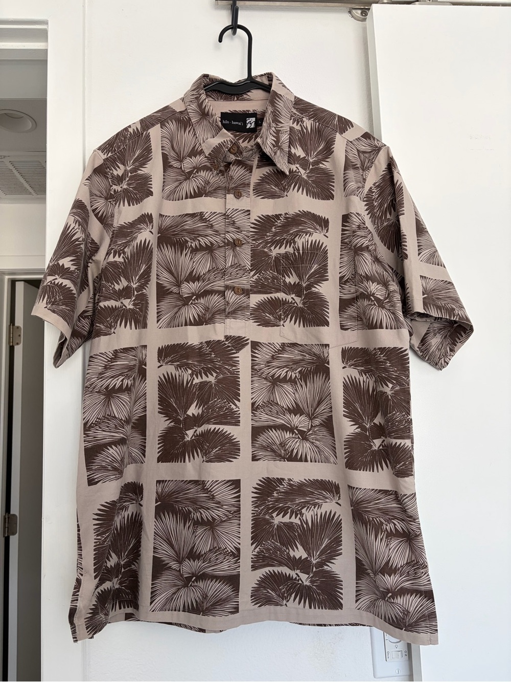 Sig Zane Brown Aloha Shirt NWOT
